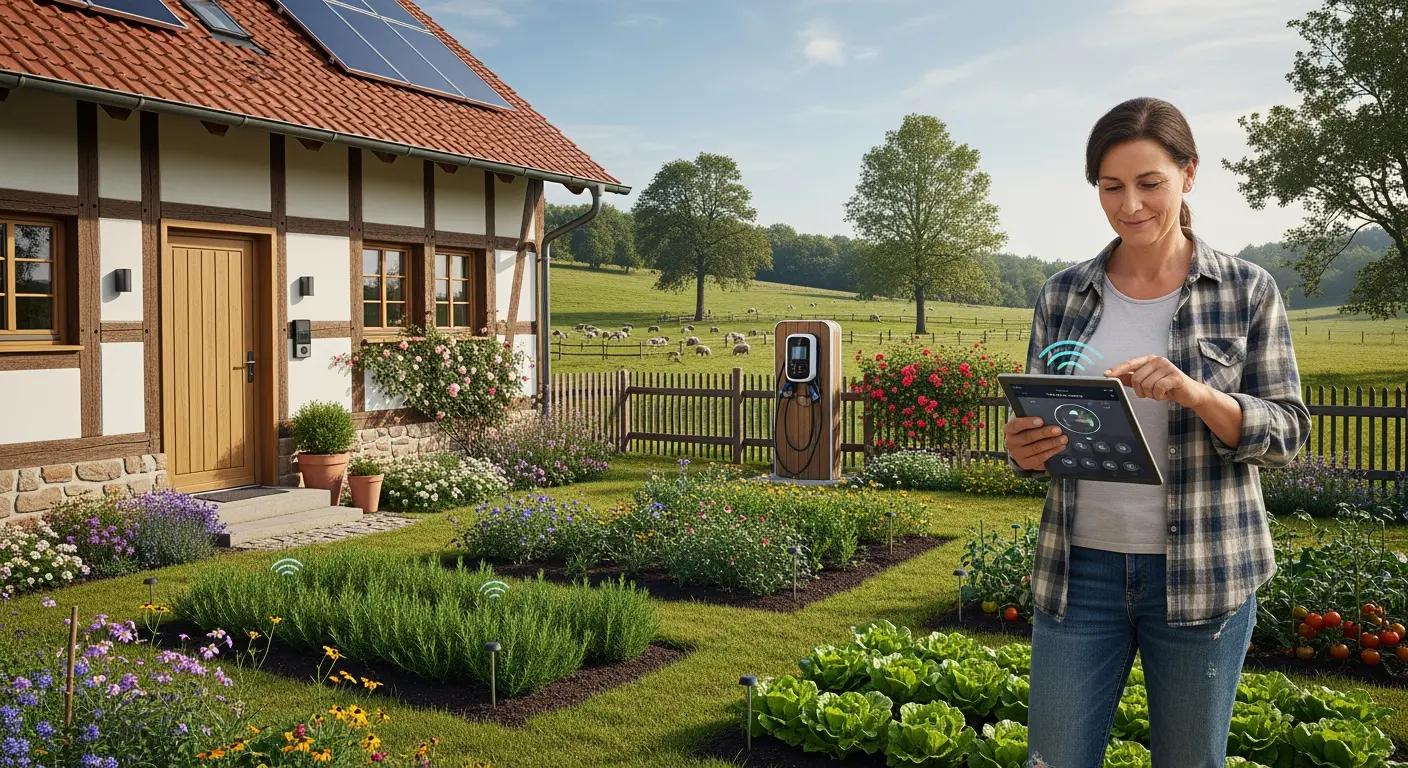 Wie vereinbart man ländlichen Charme mit smarter Technologie im Alltag?